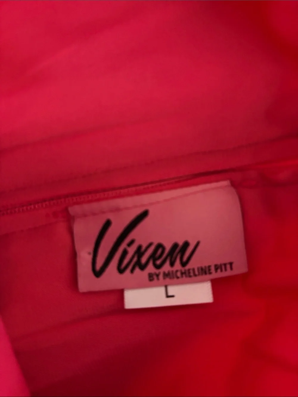 JAWBREAKER SWING DRESS IN HOT PINK - VIXEN BY MICHELINE PITT - Picture 5 of 5